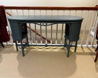 Antique Wicker Desk. more to come