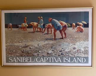 Poster from Sanibel Captiva Island. $60