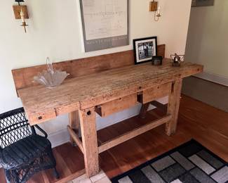 Vintage Work Bench. $2500