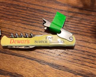 Dewar’s bottle opener