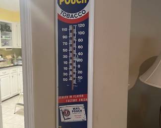 Vintage advertising tin sign