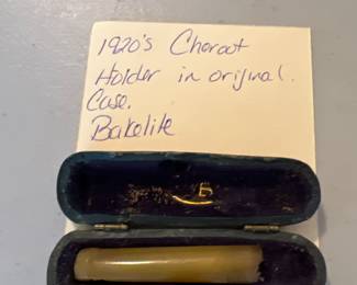 1920’s Cheroot Holder in original case
*may be Bakelite