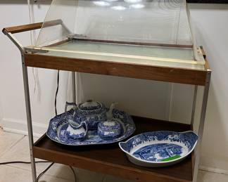 1960's Salton Hotray heated serving cart in working condition.