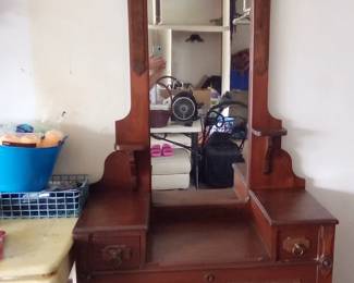 Victorian Walnut Dresser. This isn't that Chinese junk that's gonna fall apart in 2 years folks. This is QUALITY.