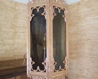 Vintage Gothic Revival hanging lamp