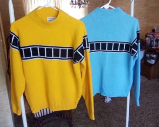 Original Yamaha motorcycle racing sweaters. Look them up....... they sell well folks!!!!!