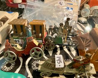 Antique tin toys