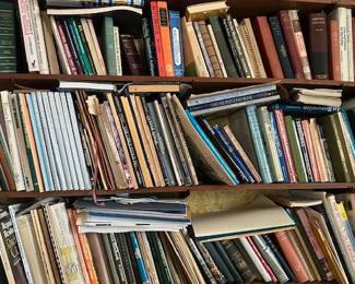 PART OF THE LARGE COLLECTION OF BOOKS