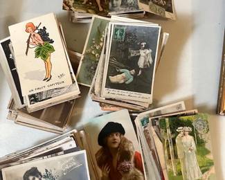 Late 19th Century and early 20th Century Postcards - some Risque