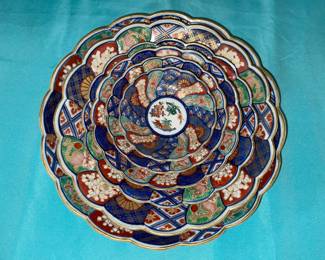 75 piece set Imari china 
