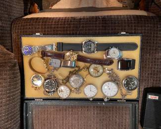 A few of the many watches available