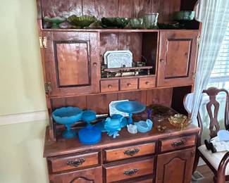 Hutch
Colored glass 
Chicken SOLD