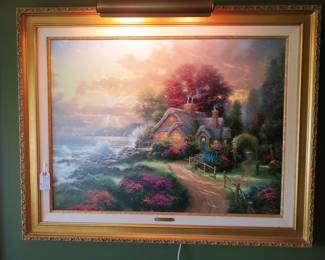 Thomas Kinkade "A New Day Dawning"