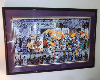 Mardi Gras Numbered Postee