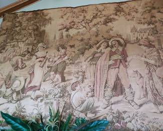 Huge Antique Tapestry
