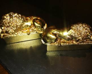 Lion Bookends