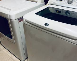 Washer and dryer. 