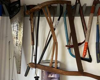 Antique and vintage tools.