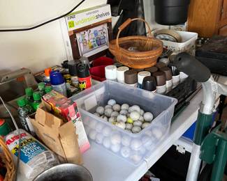 Golf balls.