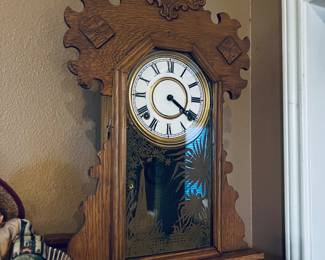 Antique Mantle Clock.  Love. 