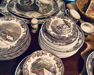 Vintage Homer Laughlin, Vintage Johnson Brothers.