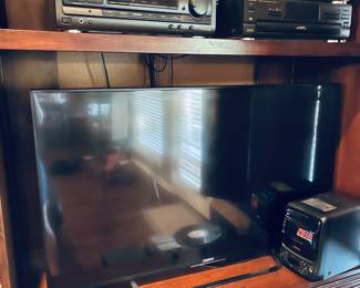 Large Sony Flatscreen TV, Stereo, Electronics for surround sound.