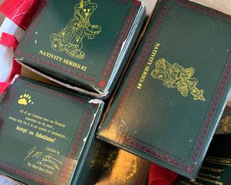 Boyd's Bears Nativity Set.