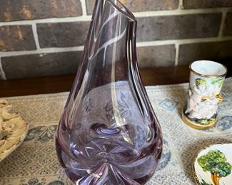 French Glass vase