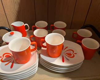 2  Mid century Holt Howard snack sets