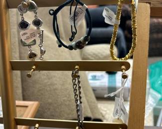 Amethyst, agate, rough stone bracelets Jade bracelet gold bracelet