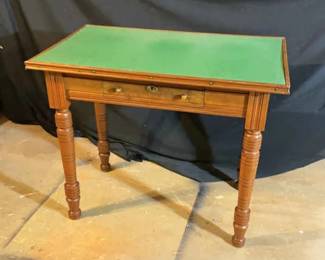  02 Vintage Walnut Writing Desk 