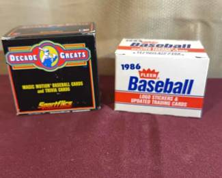 1986 Baseball Cards Sportflics and Fleer