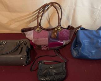 Handbags Coach and HOBO