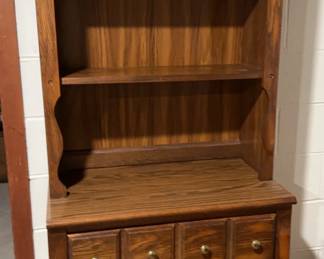 Three Drawer Chest with Book Case