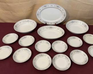 Wade Diane Fine China Bowls and Platter