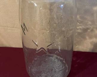 Vintage Large Masons Pickle Jar With Lid 