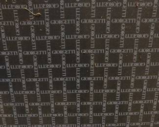 Pair of vintage De Sede sculptural leather lounge chairs, Vintage Giorgetti high back single chair