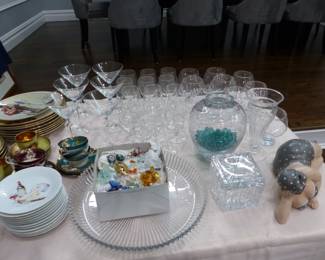 Bric-a-brac, stemware