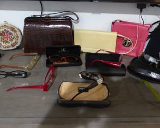 Handbags, designer eyeglasses