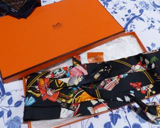 Hermes bowtie & cummerbund