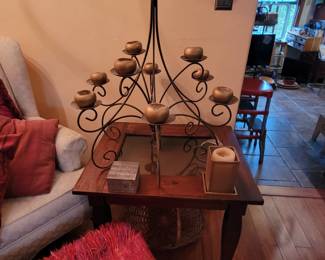 Hanging candle chandler. 