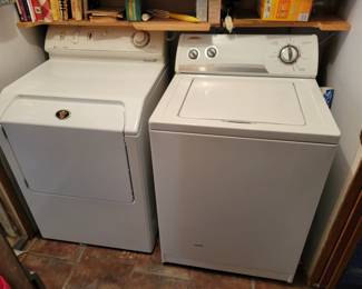 Washer and dryer. Both tested and work. 