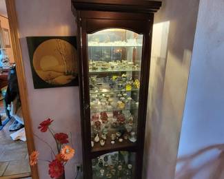 Curio cabinet. 