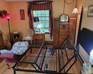 Adjustable bed frame and headboard for queen size mattress 60"x80", no mattress included. 