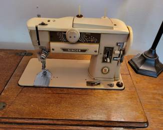 Singer sewing machine table. 