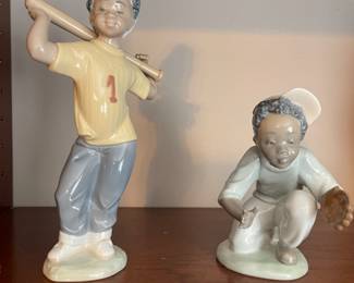 Llrado baseball batter and catcher