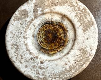 Vintage McCarty dish with water bottom- 6"