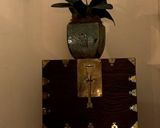 Oriental box on stand