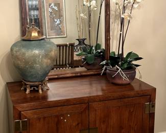 Henredon chest and mirror