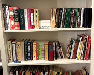 lots of cookbooks